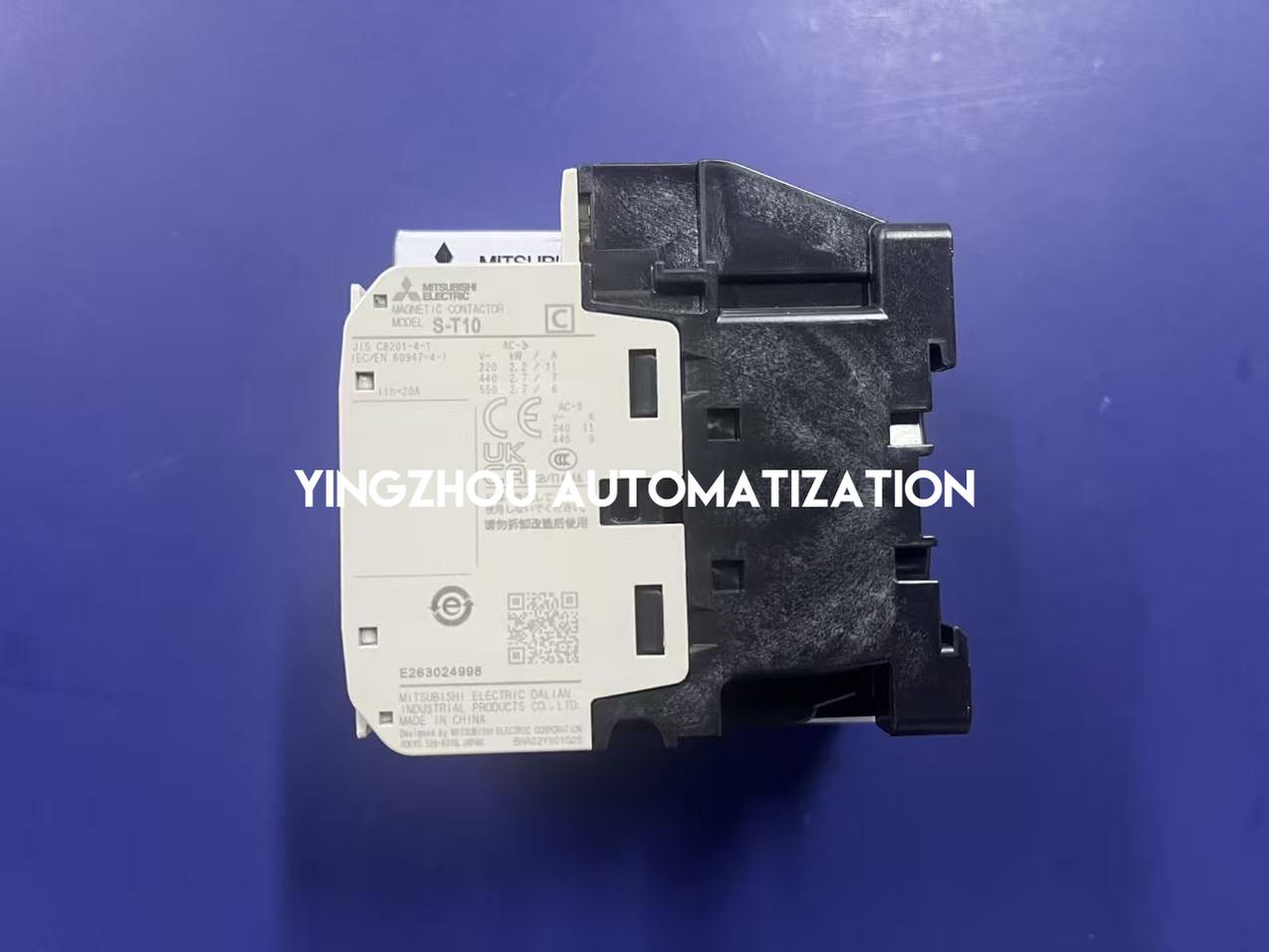 Mitsubishi S-T10 Magnetic Contactor | 3-Pole 20A | 200V AC Coil | 1NO Auxiliary | Compact Industrial Motor Starter | Brand New Original-YingZhou Automatization