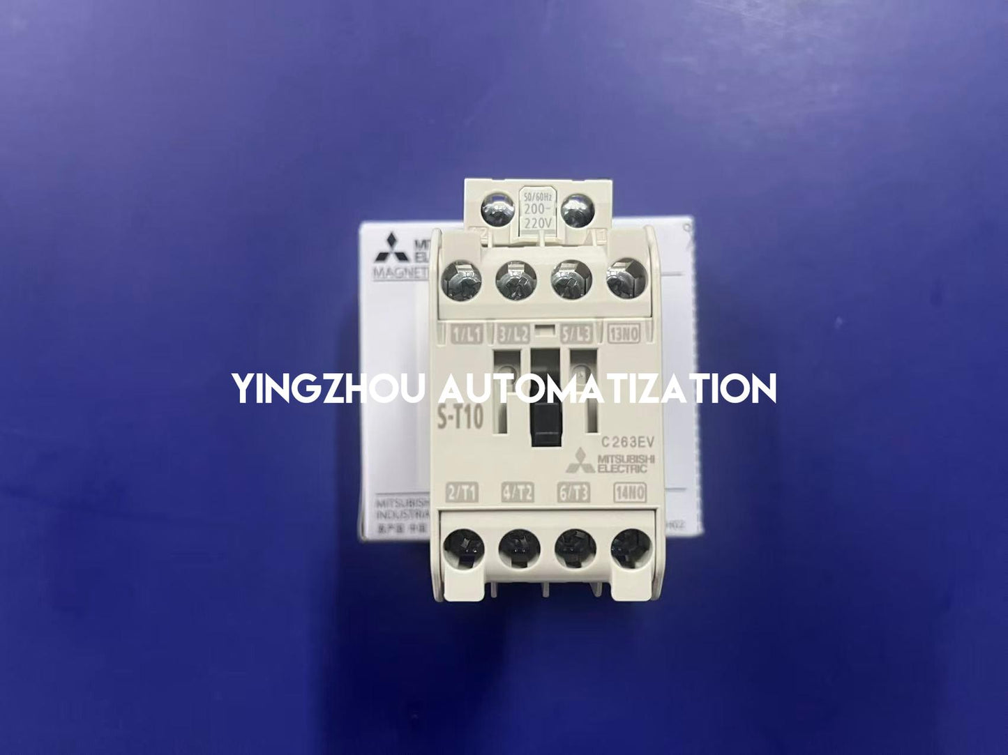 Mitsubishi S-T10 Magnetic Contactor | 3-Pole 20A | 200V AC Coil | 1NO Auxiliary | Compact Industrial Motor Starter | Brand New Original-YingZhou Automatization