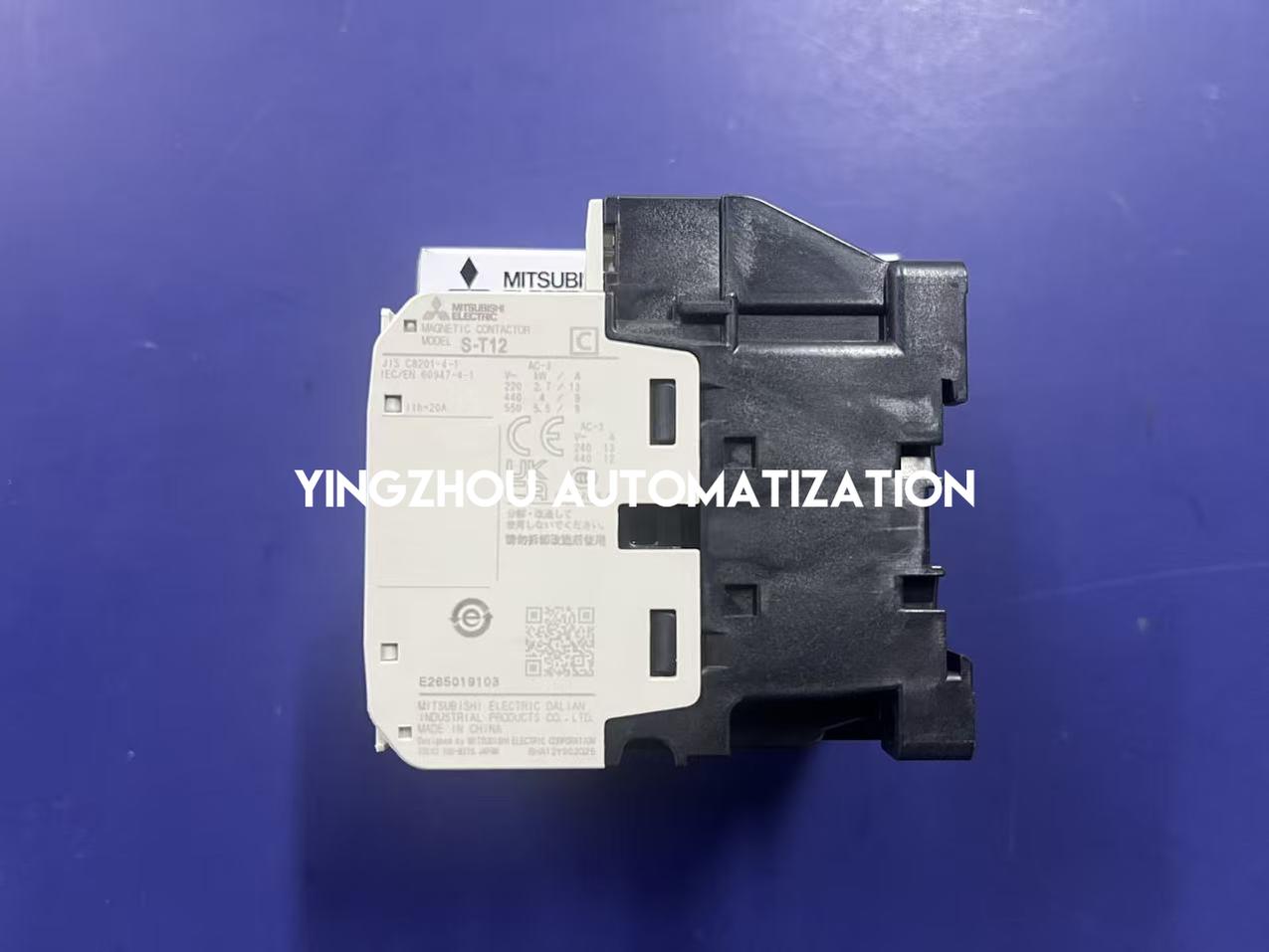 Mitsubishi S-T12 Magnetic Contactor | 3-Pole 20A | 200V AC Coil | 1NO + 1NC Auxiliary | Standard Industrial Motor Starter | Brand New Original-YingZhou Automatization