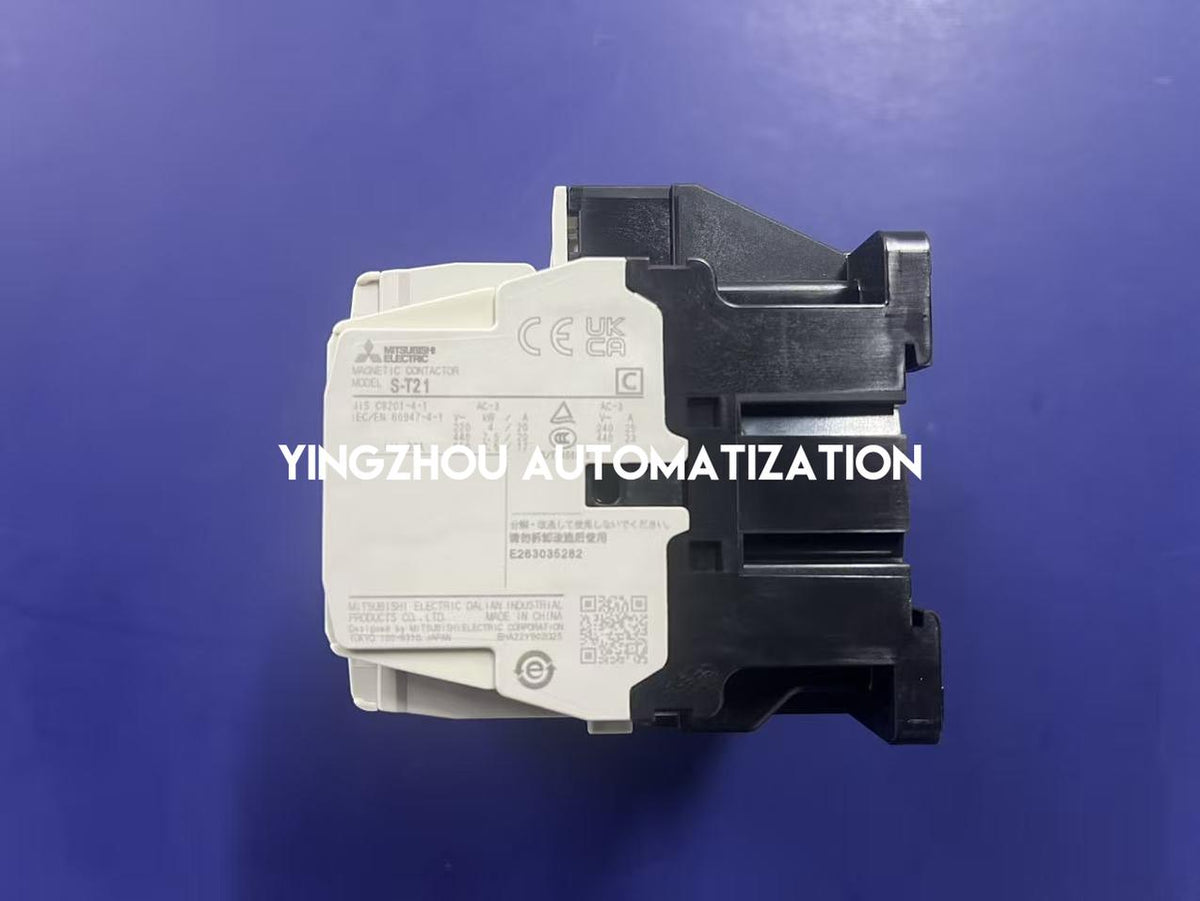 Mitsubishi S-T21 MS-T Series Magnetic Contactor 5.5kW 25A AC-3 200-220V AC200V Coil 2NO+2NC-YingZhou Automatization