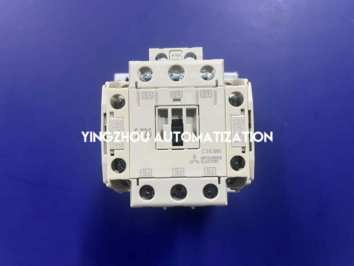 Mitsubishi S-T25 Magnetic Contactor | 3-Pole 40A | 200V AC Coil | 2NO + 2NC Auxiliary | Terminal Cover Included | Brand New Original-YingZhou Automatization