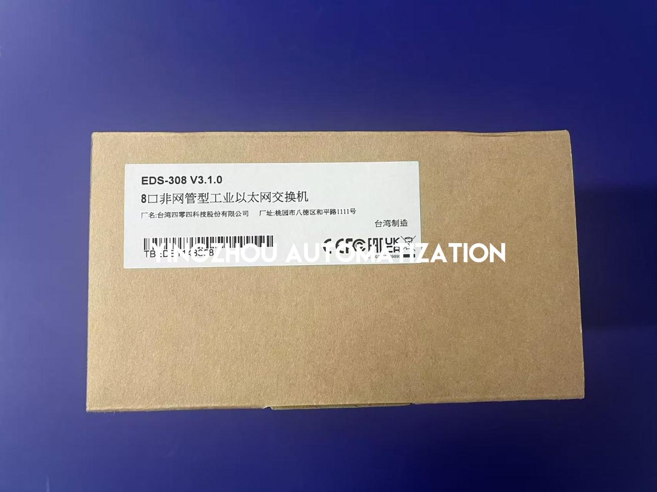 Moxa EDS-308 Industrial Unmanaged Ethernet Switch - 8 Ports, 10/100BaseT(X)-YingZhou Automatization