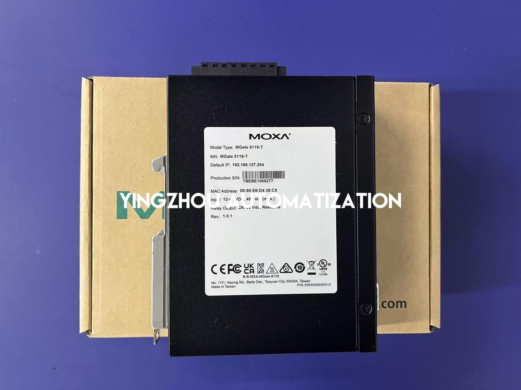 Moxa MGate 5119-T Industrial Gateway | 1-Port IEC 61850 to Modbus/DNP3 Gateway | Brand New Original-YingZhou Automatization