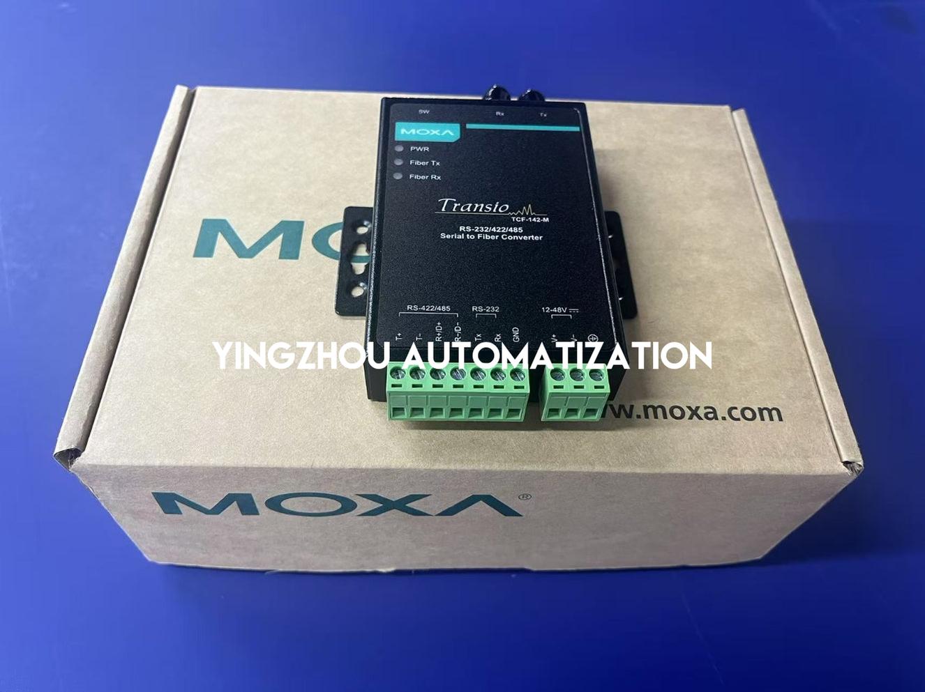 Moxa TCF-142-M-ST Media Converter | RS-232/422/485 to Multi-mode Fiber Converter | Brand New Original-YingZhou Automatization
