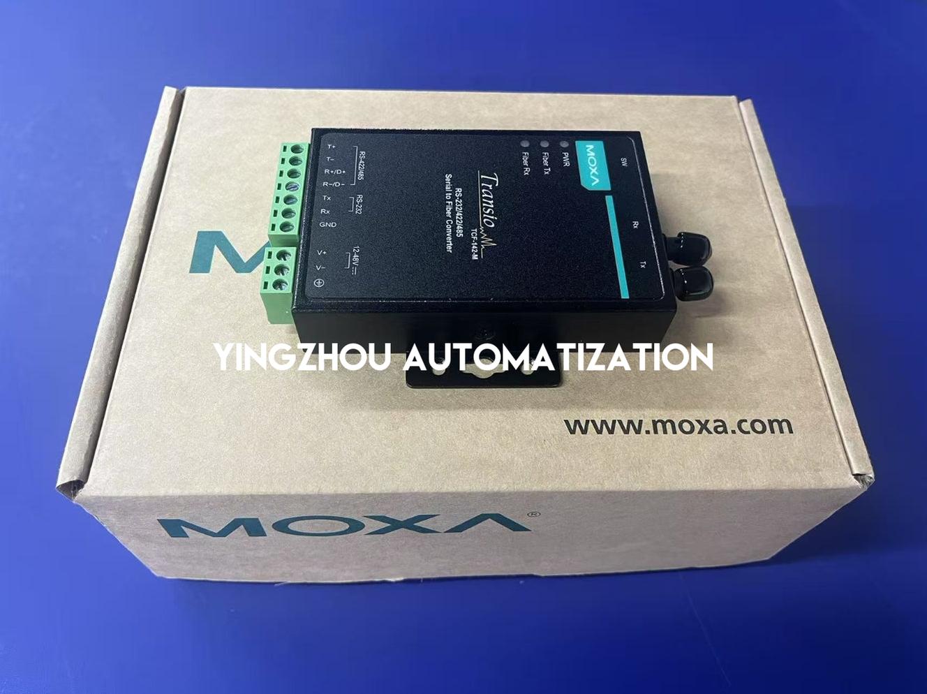 Moxa TCF-142-M-ST Media Converter | RS-232/422/485 to Multi-mode Fiber Converter | Brand New Original-YingZhou Automatization