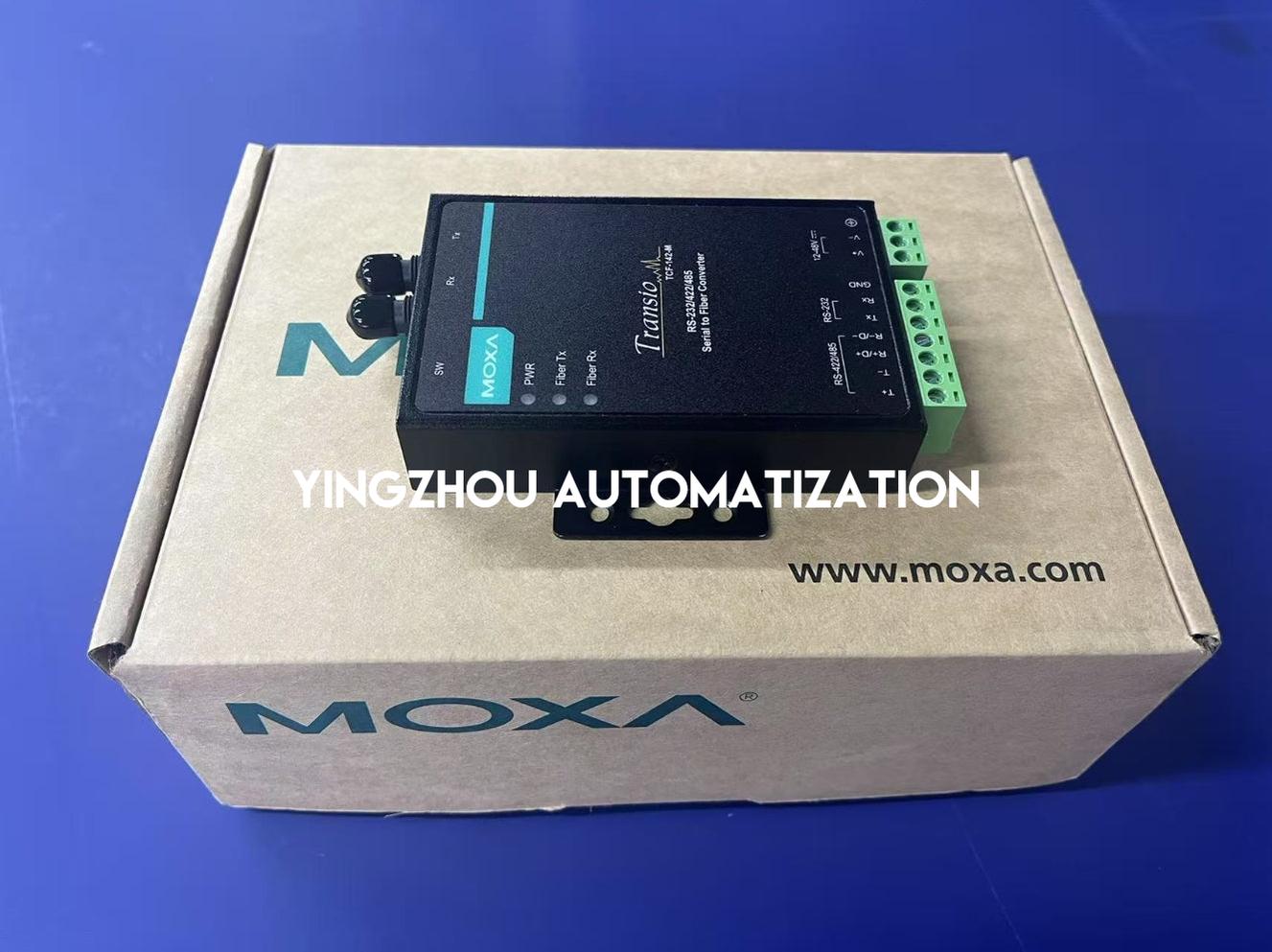 Moxa TCF-142-M-ST Media Converter | RS-232/422/485 to Multi-mode Fiber Converter | Brand New Original-YingZhou Automatization