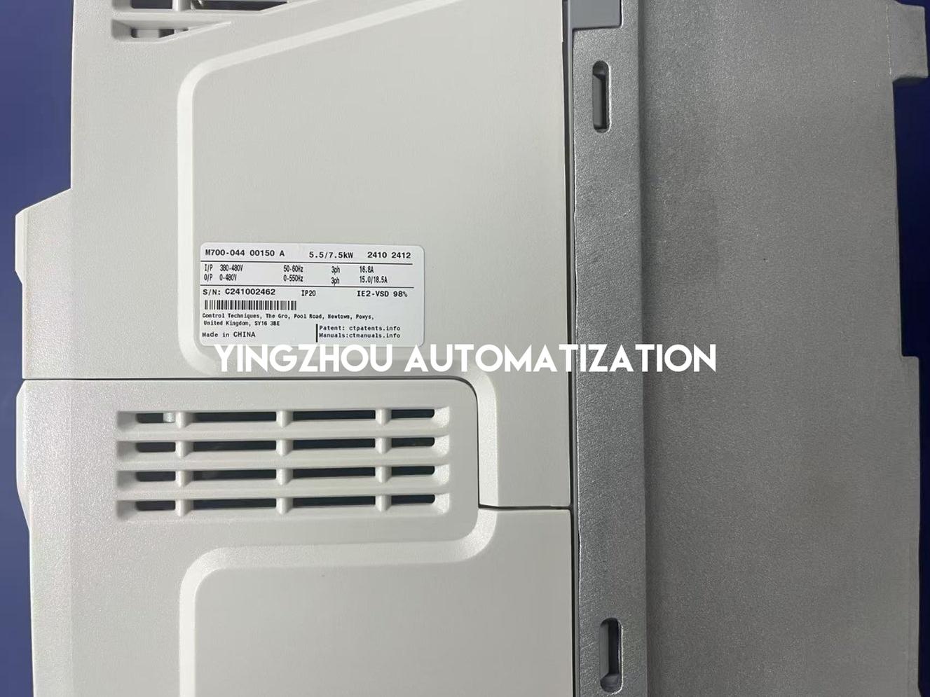 Nidec Control Techniques Unidrive M700-04400150A10100AB100 | 400V, 15A, 7.5kW VFD-YingZhou Automatization
