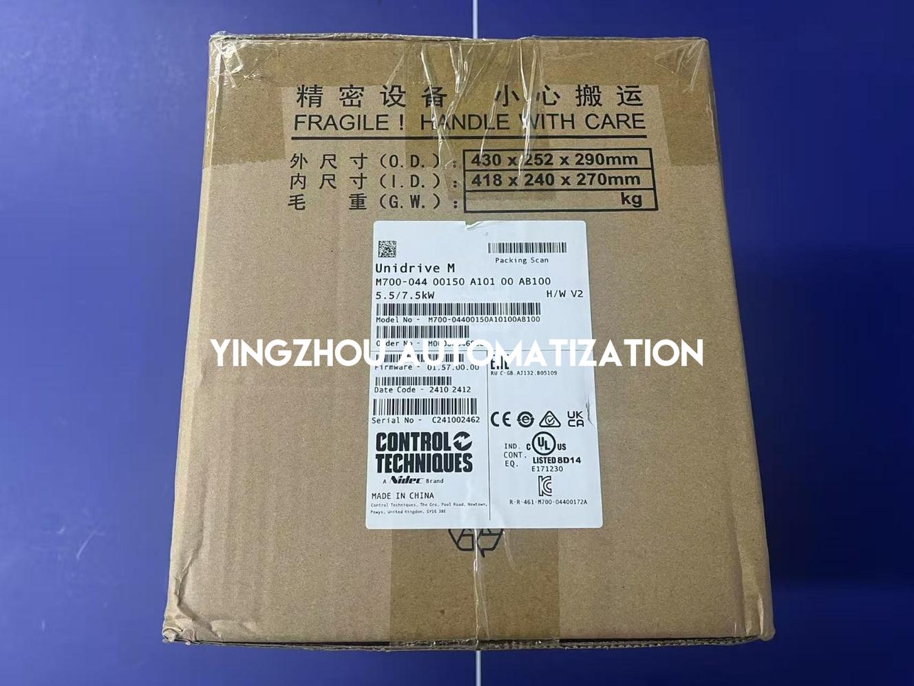 Nidec Unidrive M700-04400150A10100AB100 AC Drive | 7.5HP 5.5kW 400V Inverter | Brand New Original-YingZhou Automatization