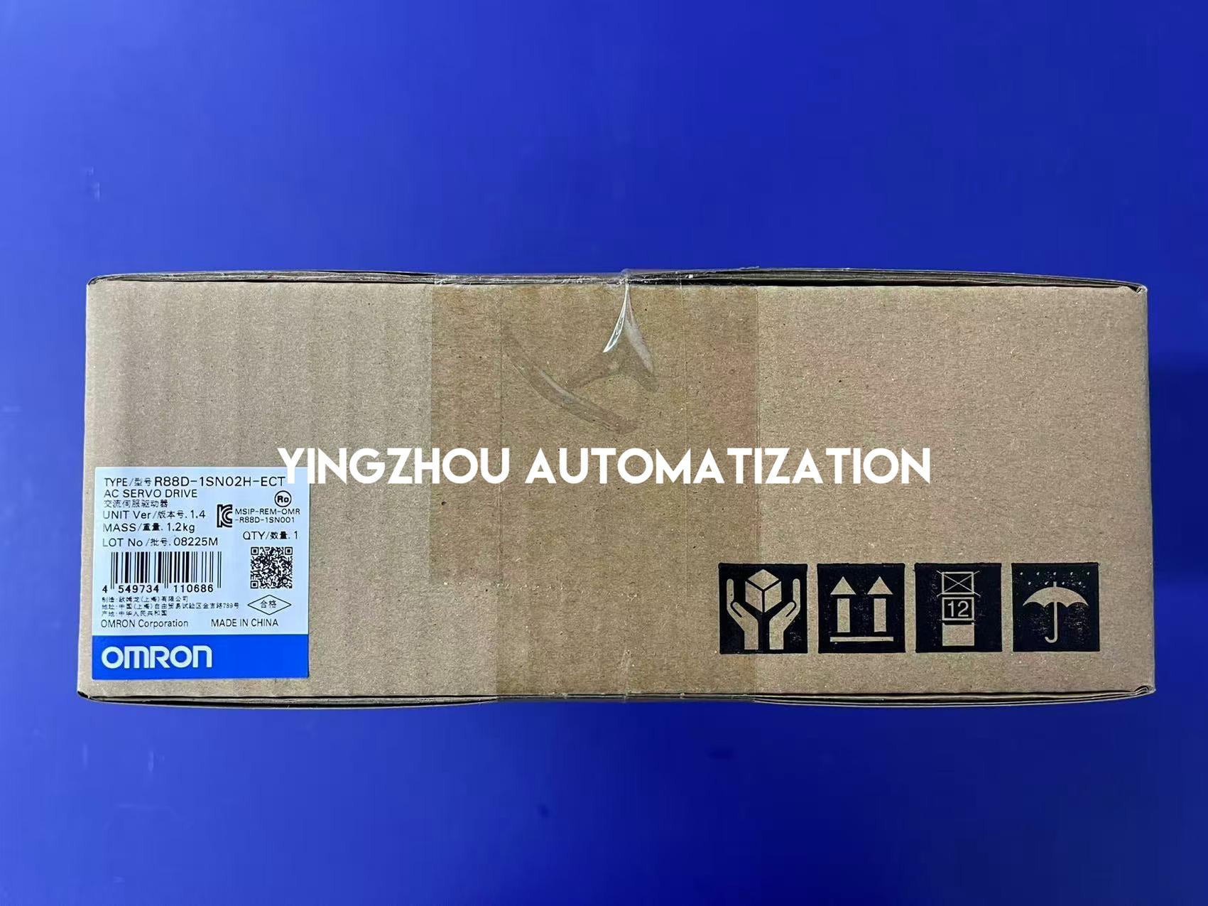 Omron 1S Series AC Servo Drive R88D-1SN02H-ECT 200W 1~ 230 VAC 1.5A 3PH EtherCAT type-YingZhou Automatization