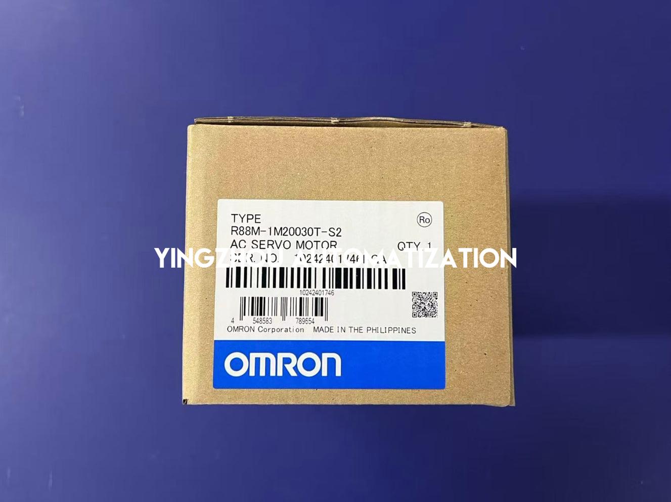 Omron 1S Series AC Servo Motor R88M-1M20030T-S2 200W 230VAC 3000 RPM Absolute Encoder-YingZhou Automatization