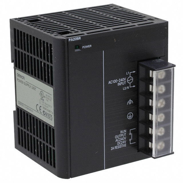 Omron CJ1W-PA205R Sysmac PLC Power Supply Unit | 100-240V AC Input, 25W with Run Output-YingZhou Automatization