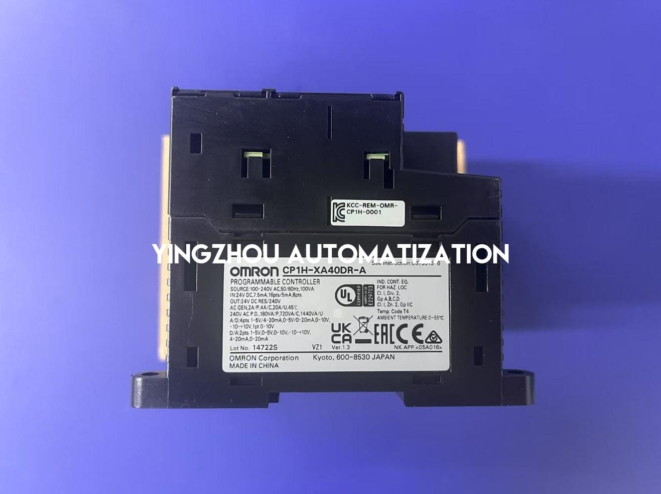Omron CP1H-XA40DR-A PLC Controller | 40 I/O, Analog I/O, Relay Output, CP1H Series, Brand New Original-YingZhou Automatization
