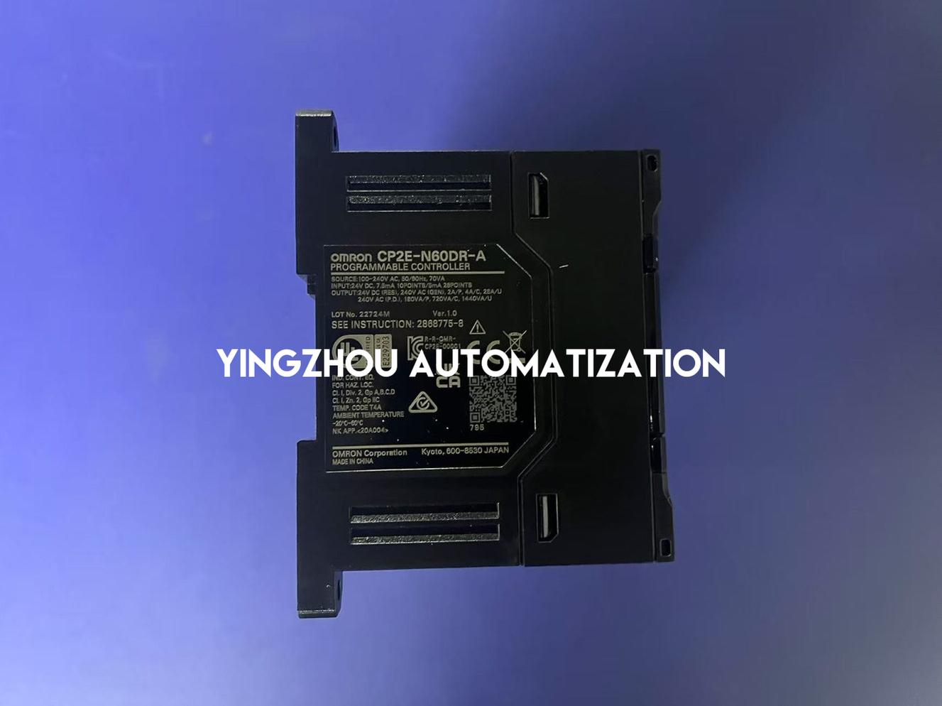 Omron CP2E-N60DR-A PLC Controller | 60 I/O, Relay Output, Built-in Ethernet, CP2E Series, Brand New Original-YingZhou Automatization