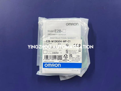Omron E2B-M12KS04-WP-C1 Sensor | M12 Proximity Sensor Shielded 4mm NPN NO 2M Cable | Brand New Original-YingZhou Automatization