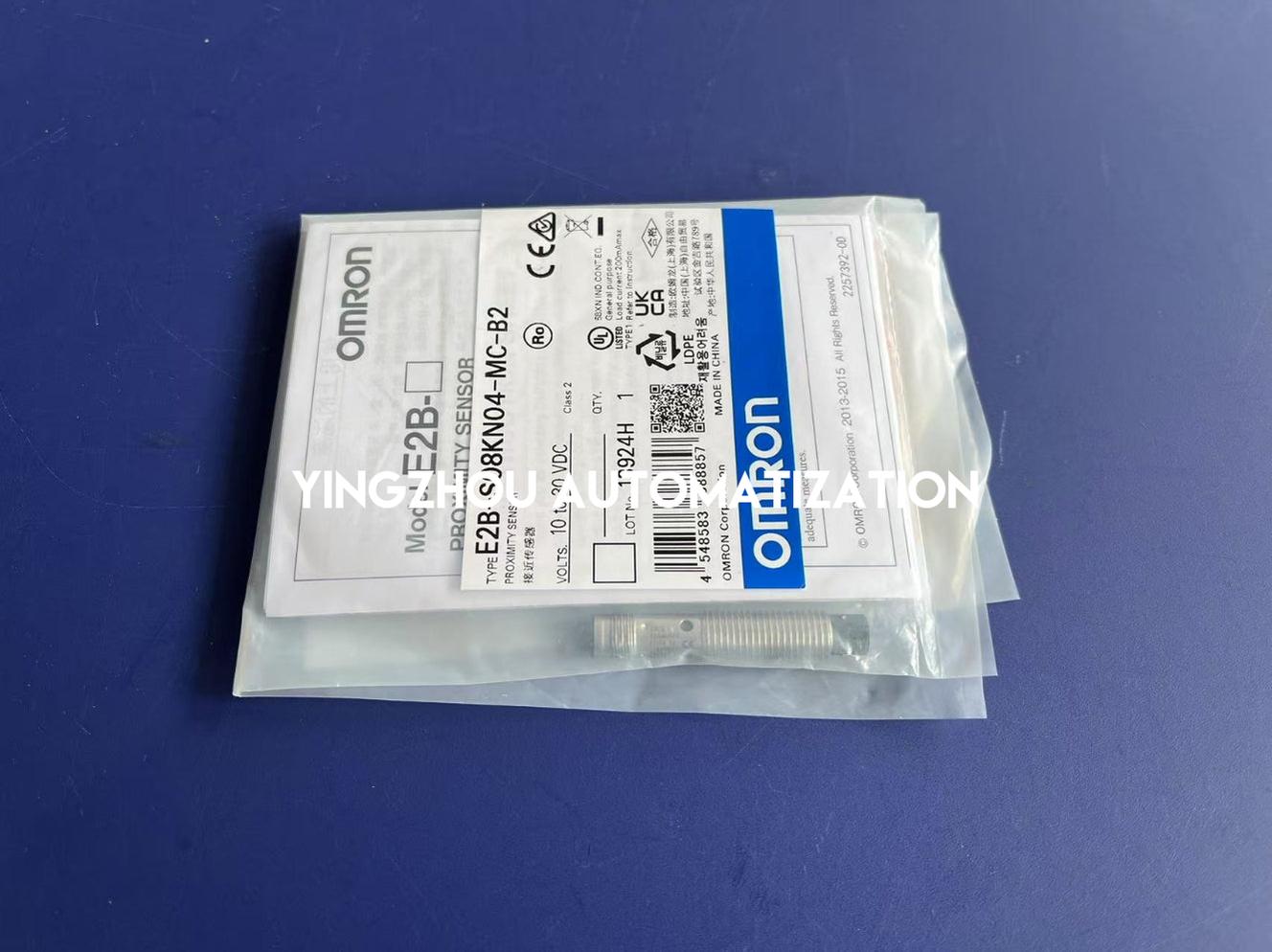 Omron E2B-S08KN04-MC-B2 Proximity Sensor | M8 Stainless Steel, 4mm Non-shielded, PNP NC, M8 Connector-YingZhou Automatization