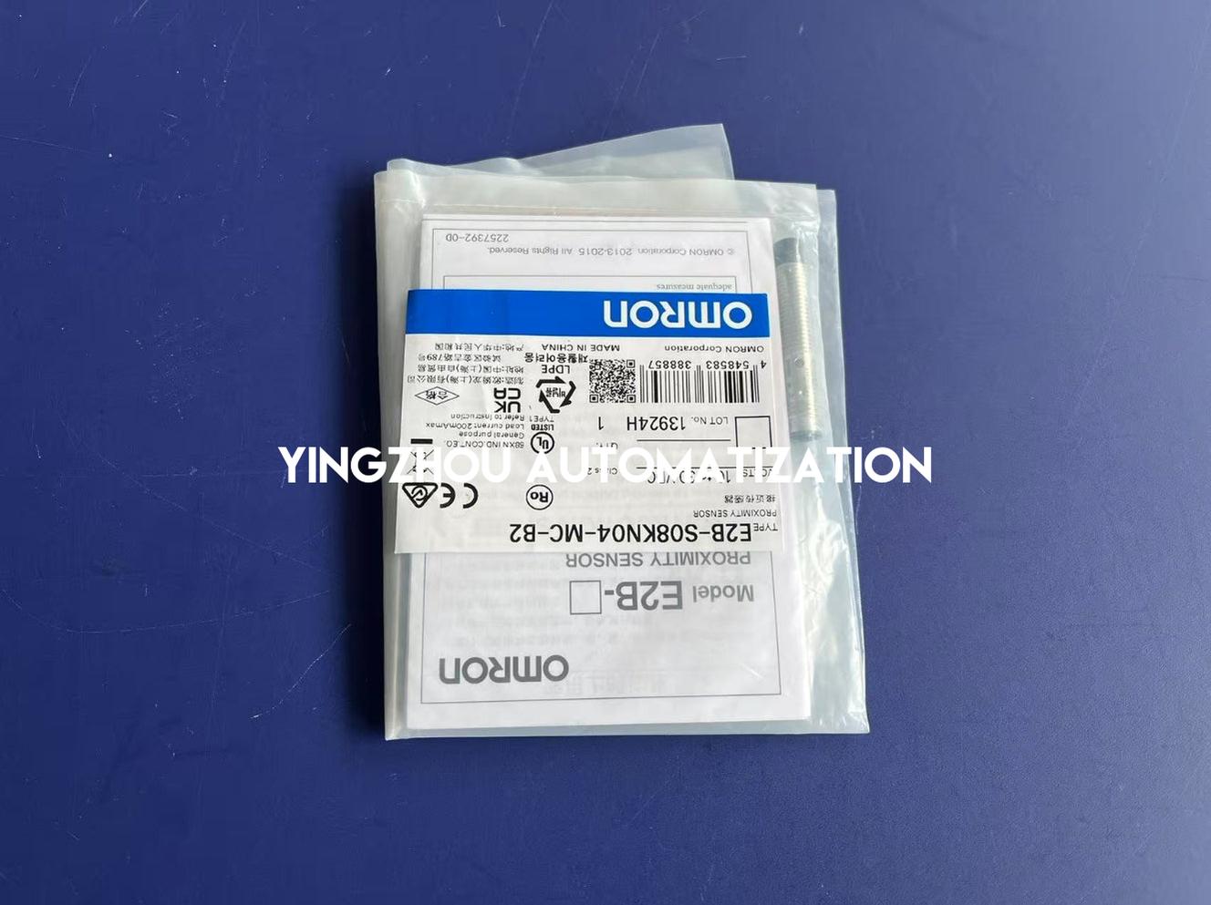 Omron E2B-S08KN04-MC-B2 Proximity Sensor | M8 Stainless Steel, 4mm Non-shielded, PNP NC, M8 Connector-YingZhou Automatization
