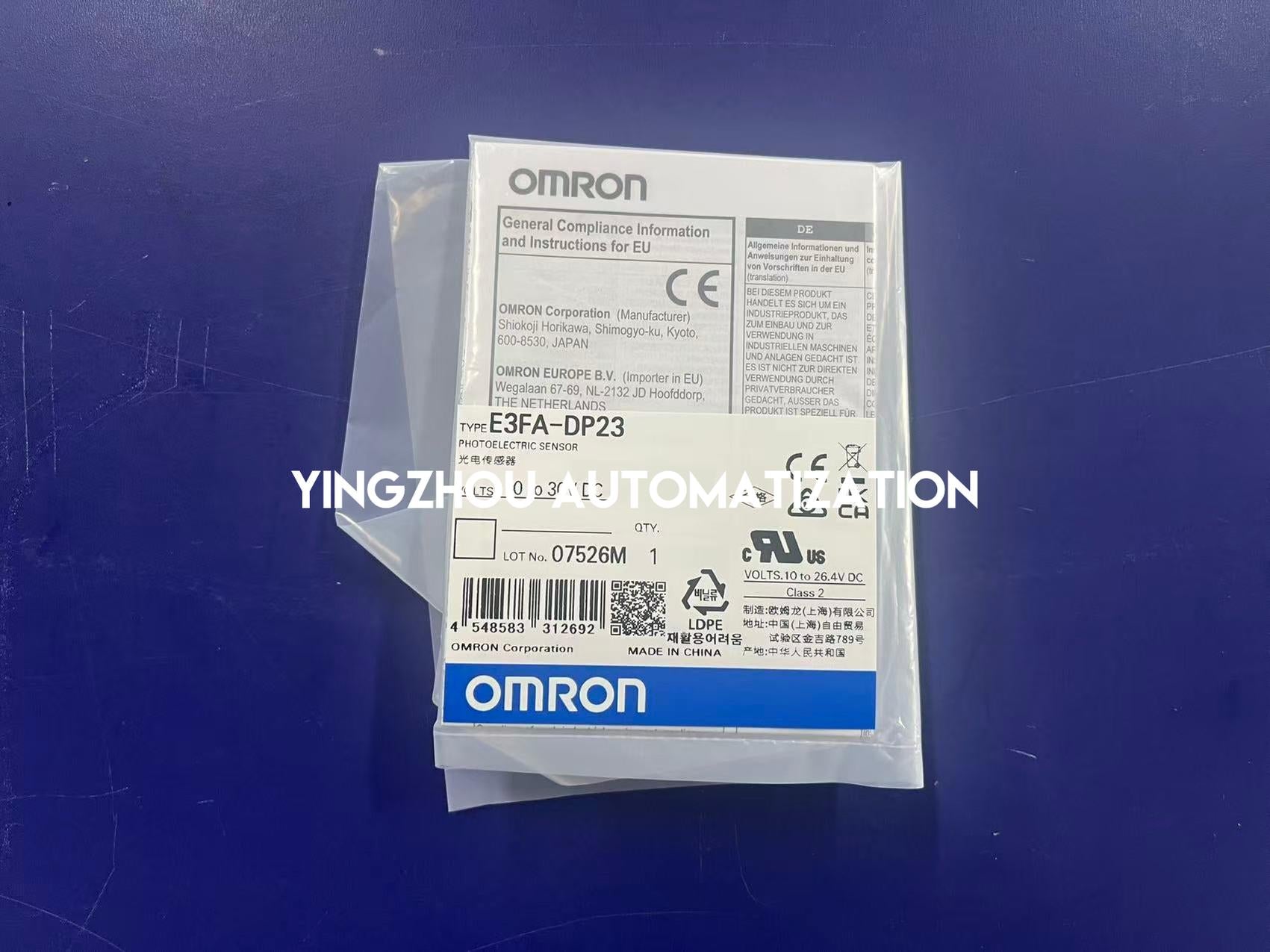 Omron E3FA-DP23 Photoelectric Sensor | Cylindrical M18 Diffuse-Reflective PNP | Brand New Original-YingZhou Automatization