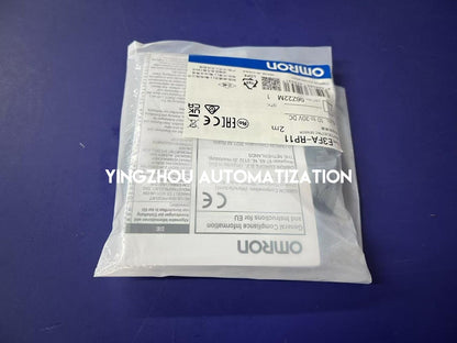 Omron E3FA-RP11 Retro-reflective Photoelectric Sensor | M18 Plastic, 4m Range, PNP, 2m Cable-YingZhou Automatization