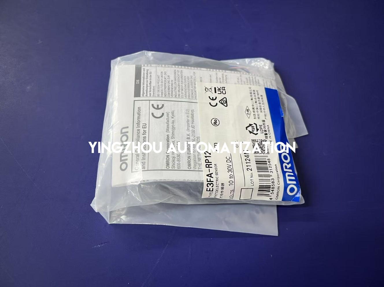 Omron E3FA-RP12 Retro-reflective Photoelectric Sensor | M18 Plastic, 4m Range, PNP, M12 Connector-YingZhou Automatization