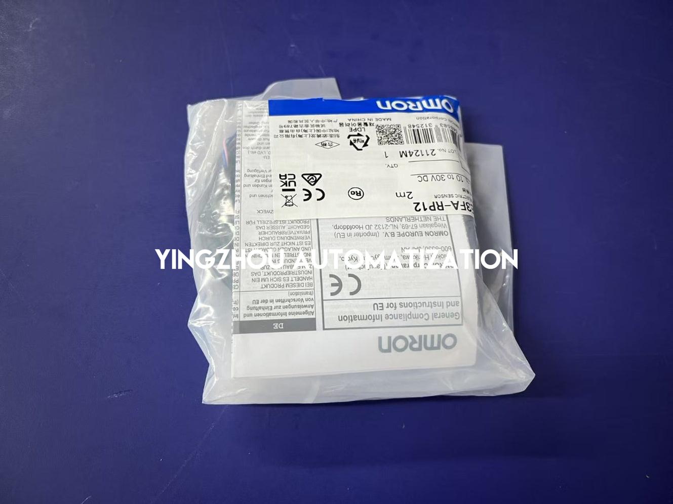 Omron E3FA-RP12 Retro-reflective Photoelectric Sensor | M18 Plastic, 4m Range, PNP, M12 Connector-YingZhou Automatization
