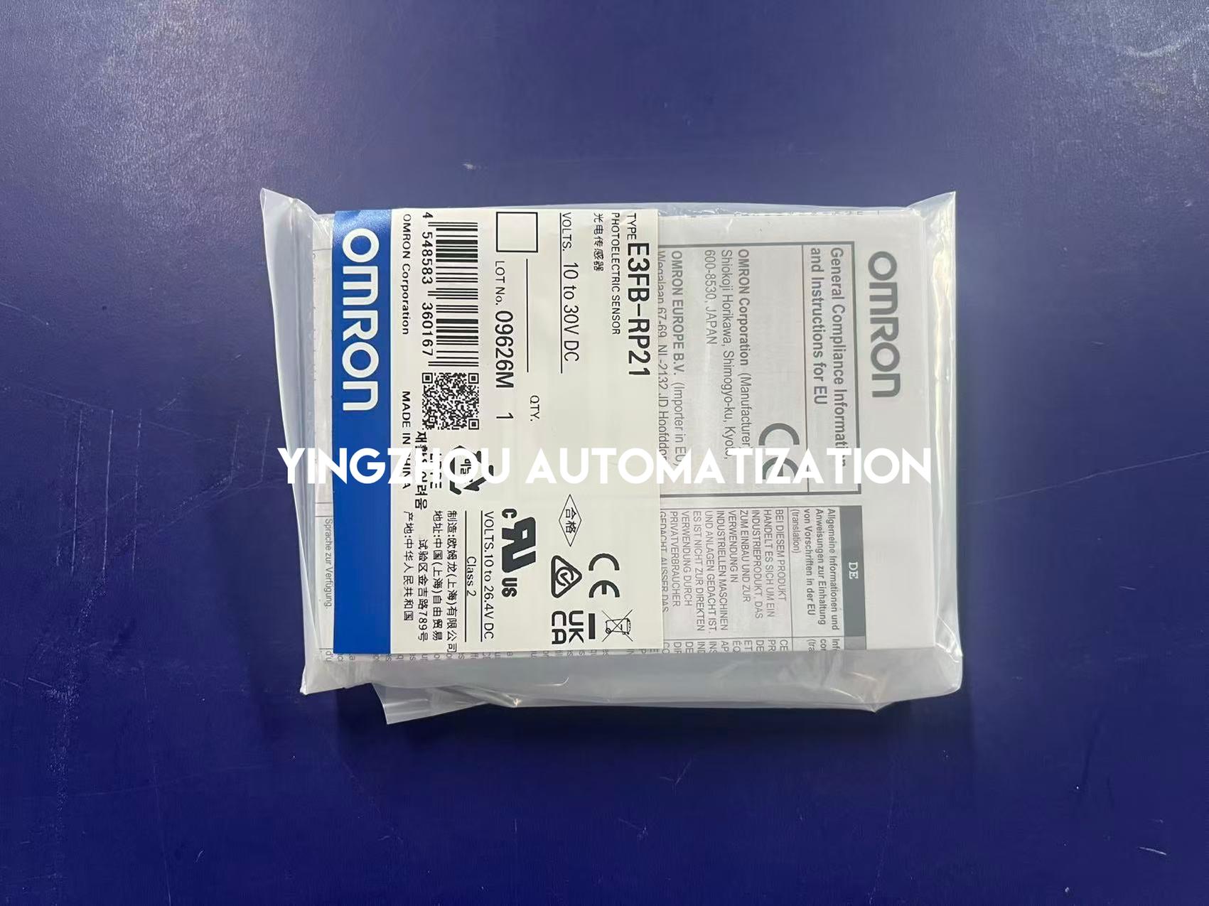 Omron E3FB-RP21 Photoelectric Sensor | Cylindrical M18 Sensor Retro-reflective PNP | Brand New Original-YingZhou Automatization