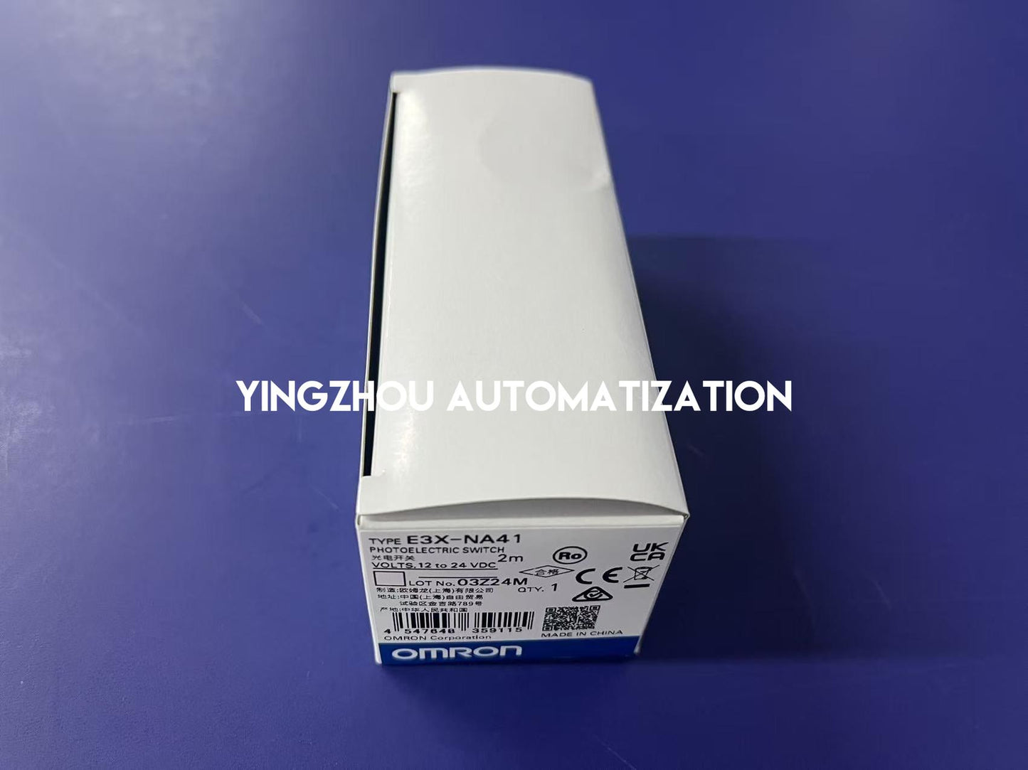 Omron E3X-NA41 Fiber Amplifier | PNP Output, Standard Type, E3X Series, Industrial Sensor Control, Brand New Original-YingZhou Automatization