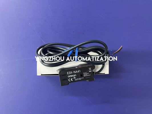 Omron E3X-NA41 Photoelectric sensor, optical fibre amplifier, bar LED display, DC, 3-wire, PNP, 2 m cable-YingZhou Automatization