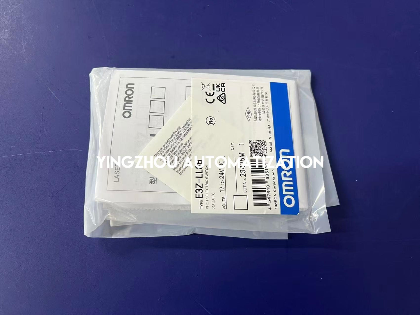 Omron E3Z-LL86 Sensor | Compact Laser Photoelectric Sensor PNP Output M8 Connector | Brand New Original-YingZhou Automatization