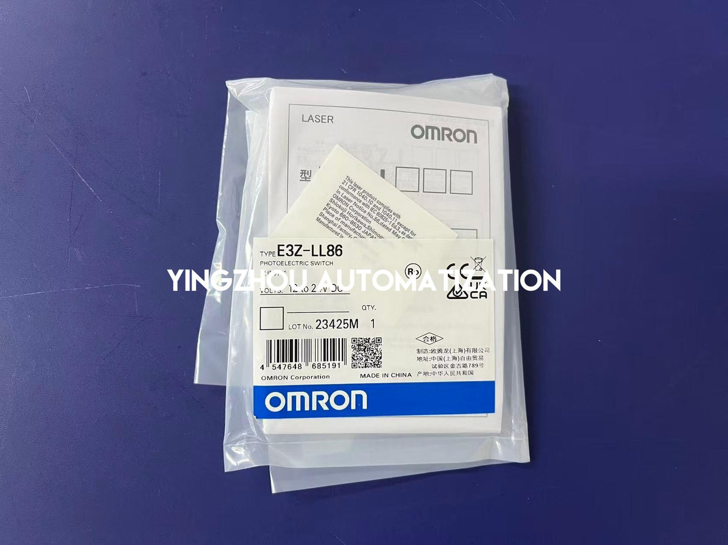 Omron E3Z-LL86 Sensor | Compact Laser Photoelectric Sensor PNP Output M8 Connector | Brand New Original-YingZhou Automatization