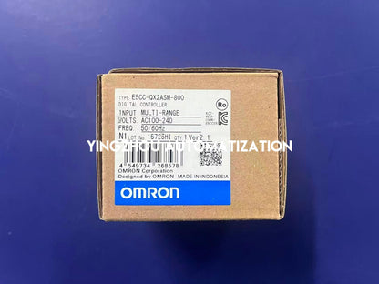 Omron E5CC-QX2ASM-800 Digital Temperature Controller | 48x48mm, Voltage Output (SSR Drive), 2 Alarms, 100-240V AC-YingZhou Automatization