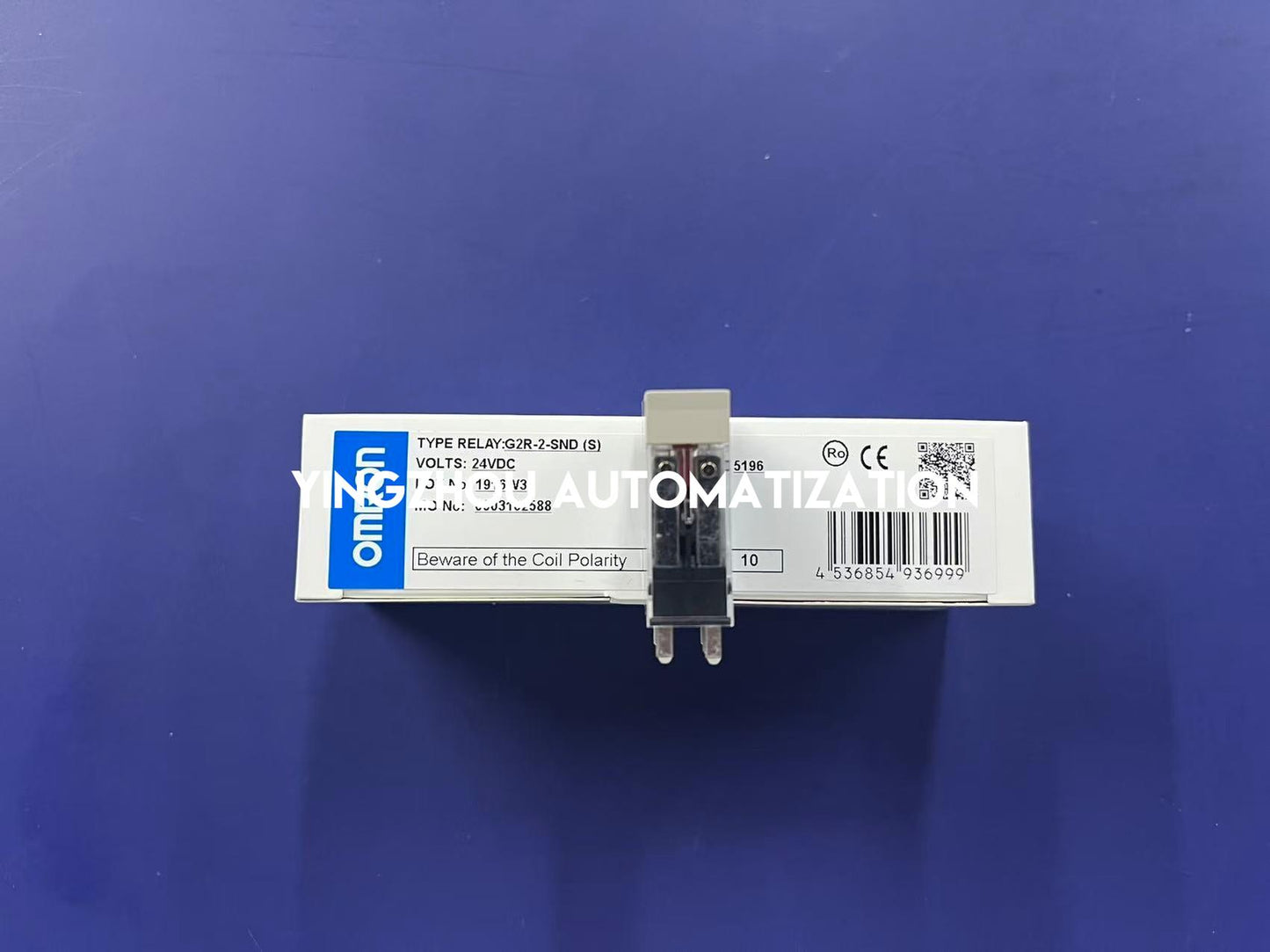Omron G2R-2-SND (S) Relay | 24VDC Plug-in Power Relay with LED & Diode | Brand New Original-YingZhou Automatization