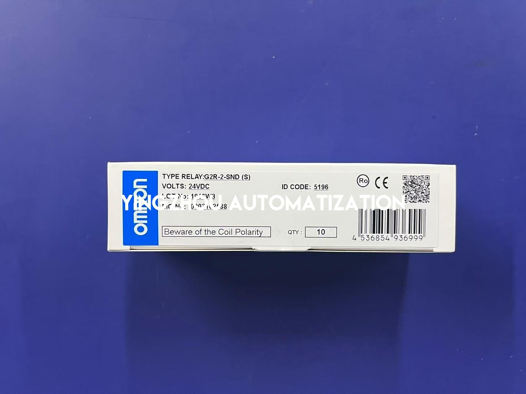 Omron G2R-2-SND (S) Relay | 24VDC Plug-in Power Relay with LED & Diode | Brand New Original-YingZhou Automatization
