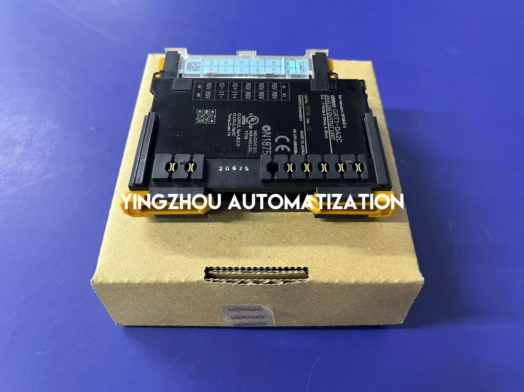 Omron GRT1-DA2C Analog Output Unit | 2-Point, Current/Voltage Output, SmartSlice Series, I/O Expansion, Brand New Original-YingZhou Automatization