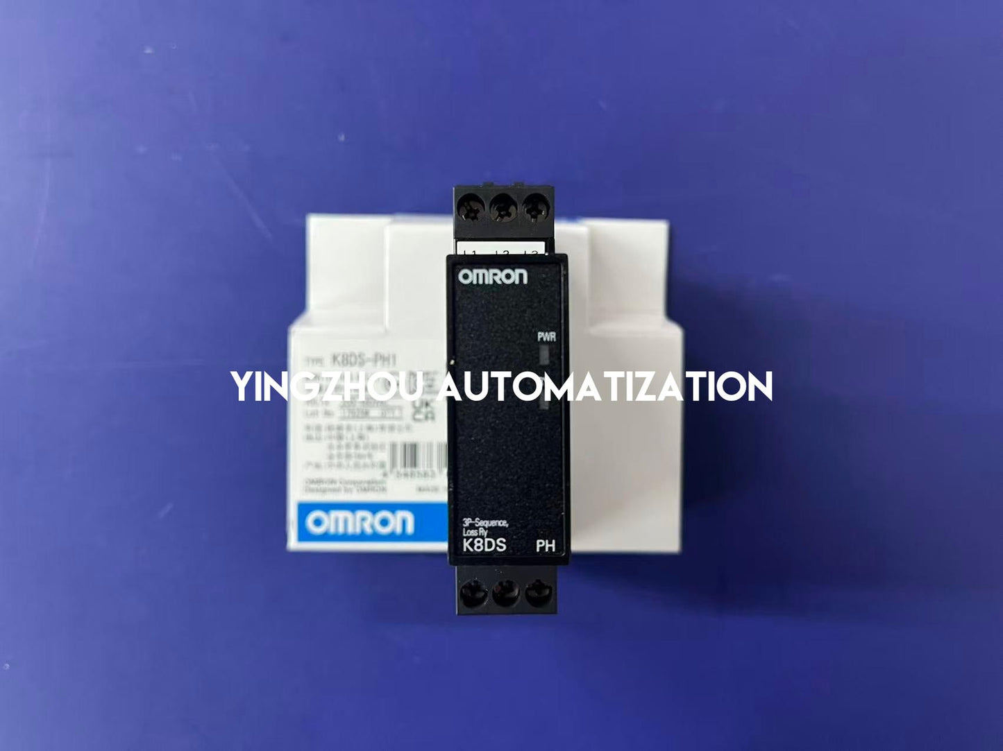 Omron K8DS-PH1 3-Phase Monitoring Relay | Phase Loss & Phase Sequence Protection, 200-480V AC-YingZhou Automatization