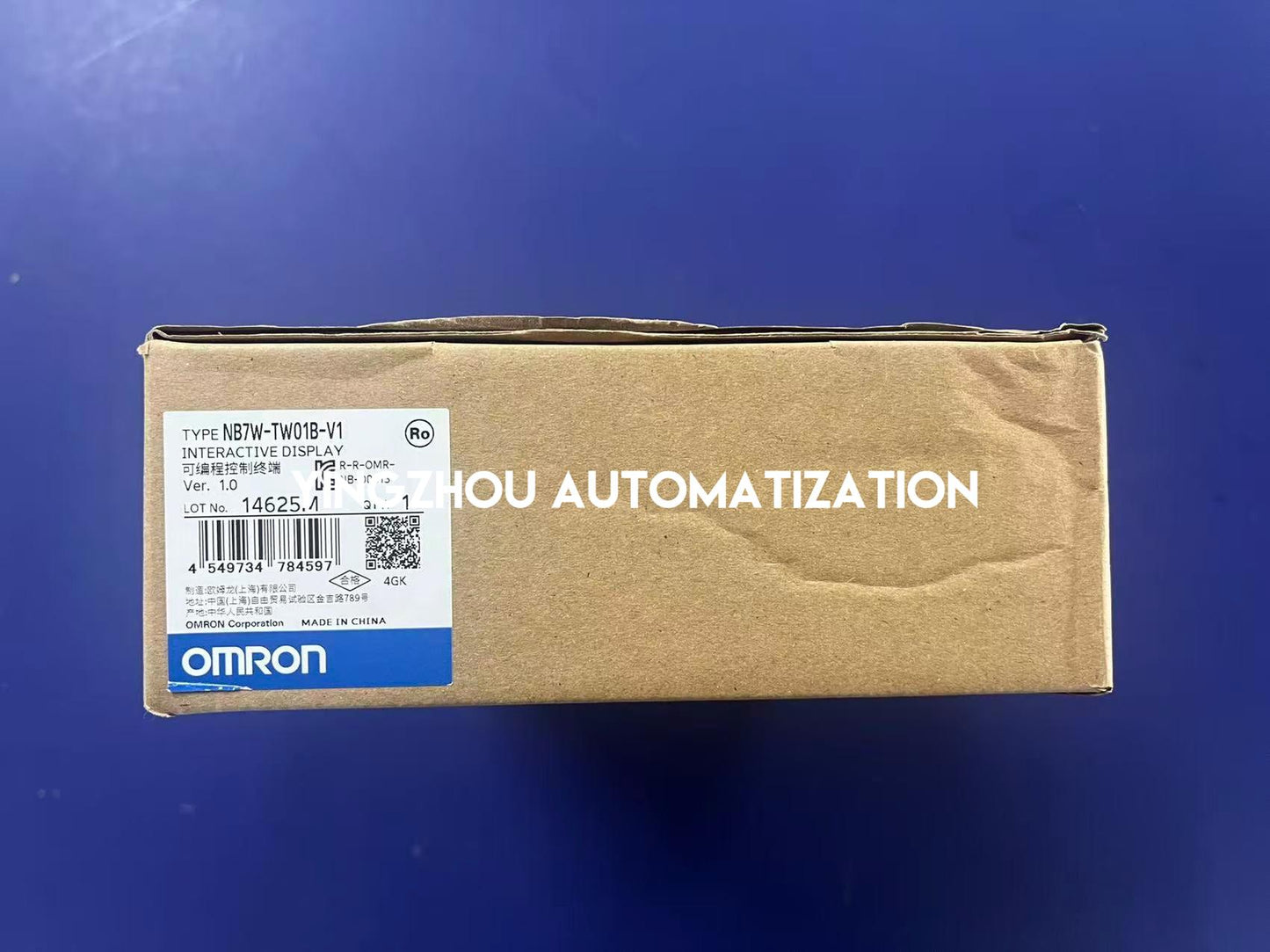 Omron NB7W-TW01B-V1 HMI Touch Screen | 7-inch TFT, 800x480, LED Backlight, NB Series, Brand New Original-YingZhou Automatization