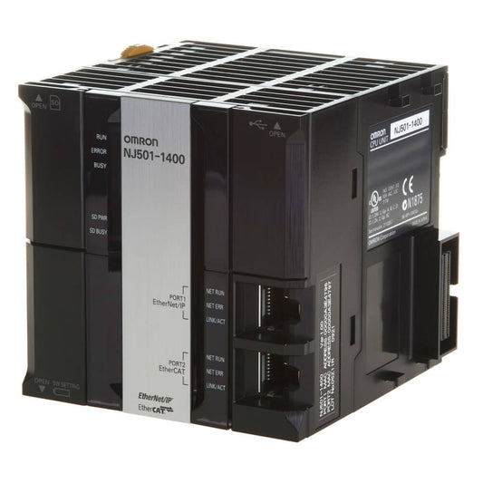 Omron NJ501-1400 Machine Automation Controller | 32 Axes | 20MB Memory | EtherCAT & EtherNet/IP | Brand New Original-YingZhou Automatization
