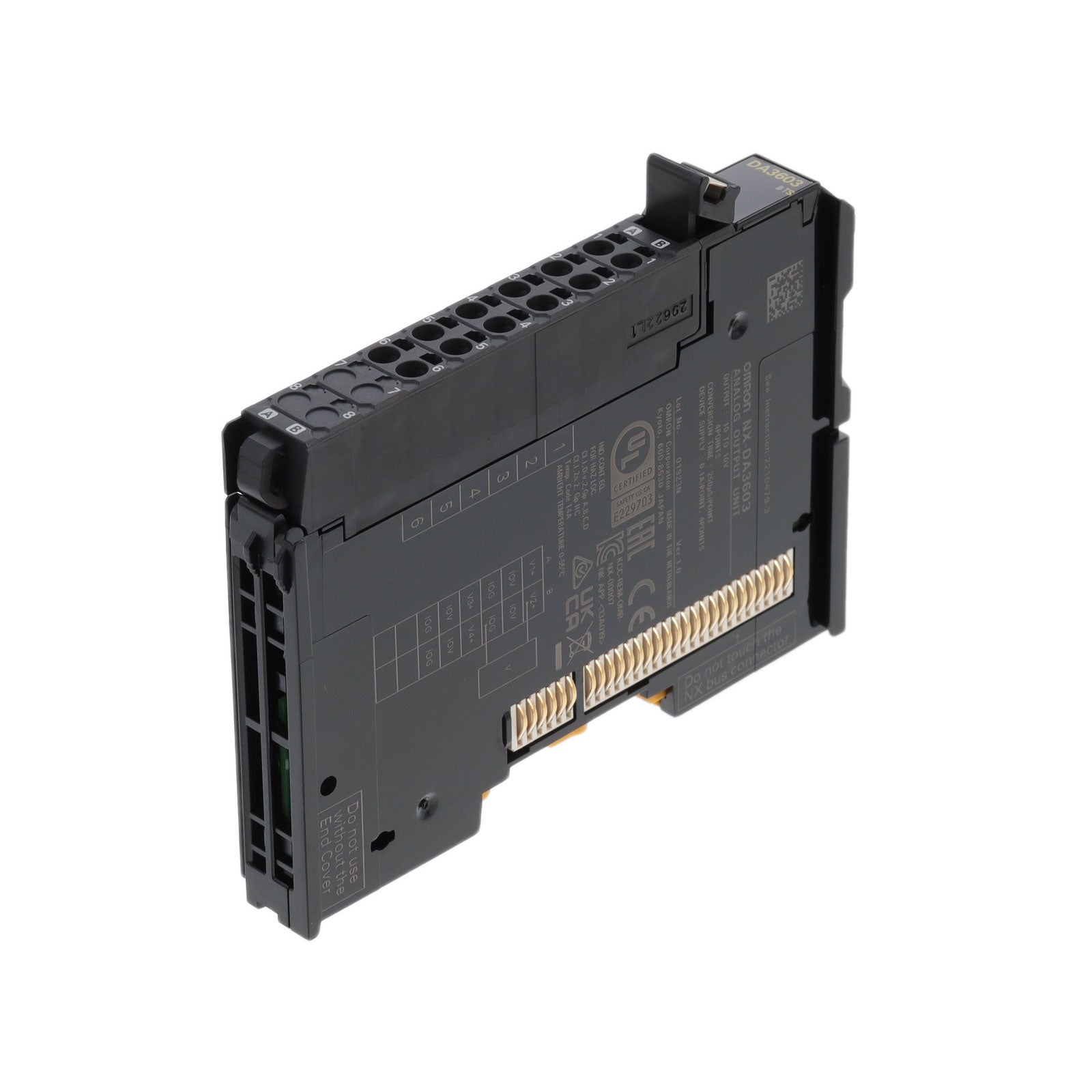Omron NX-DA3603 Analog Output Unit | 4-Point, 0-10V / 4-20mA, High Resolution, NX Series-YingZhou Automatization