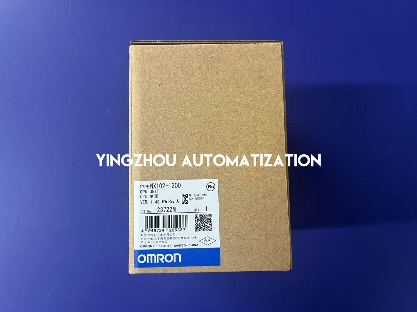 Omron NX102-1200 Machine Automation Controller CPU Unit | 12K Steps | Built-in EtherCAT & EtherNet/IP | Brand New Original-YingZhou Automatization