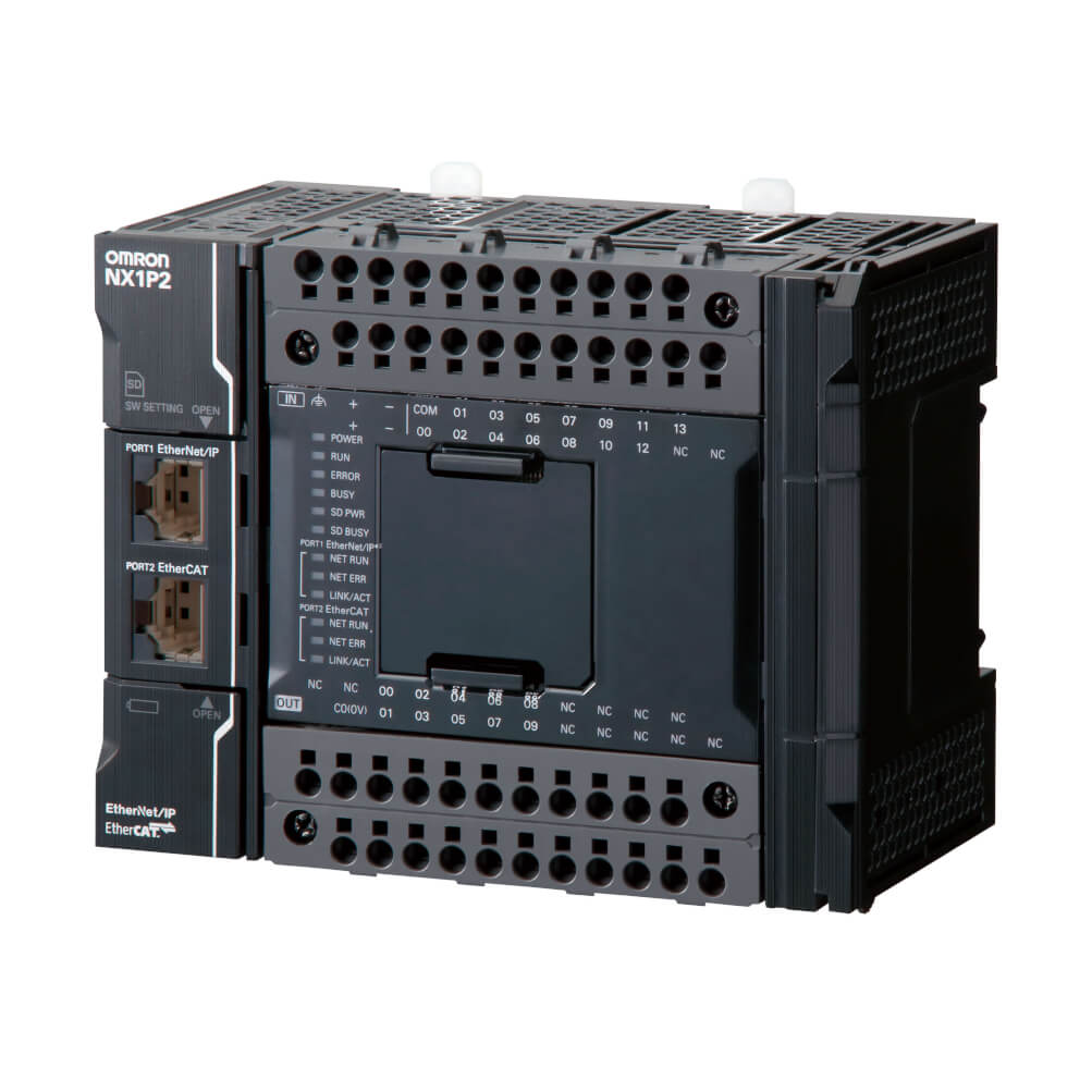 Omron NX1P2-9024DT Sysmac PLC | 24 I/O, 24V DC, Transistor (NPN), Built-in EtherNet/IP & EtherCAT-YingZhou Automatization