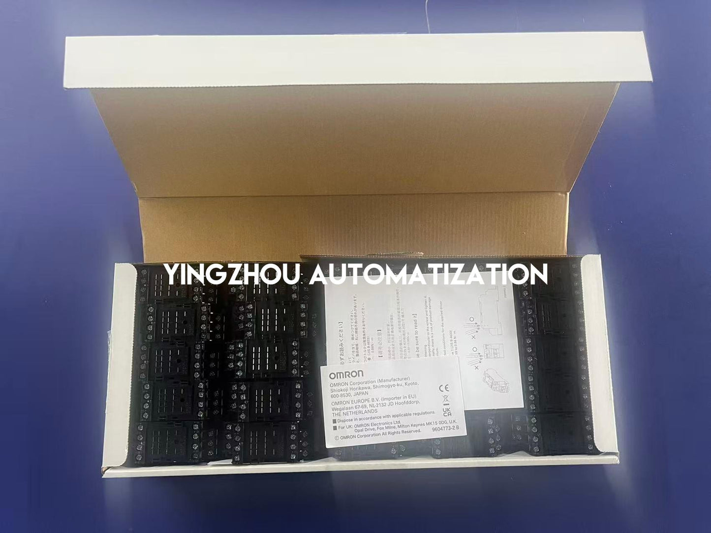 Omron PYFZ-14-E Socket | DIN Track/Front Connecting Socket for MY4 Relays Finger Protection | Brand New Original-YingZhou Automatization