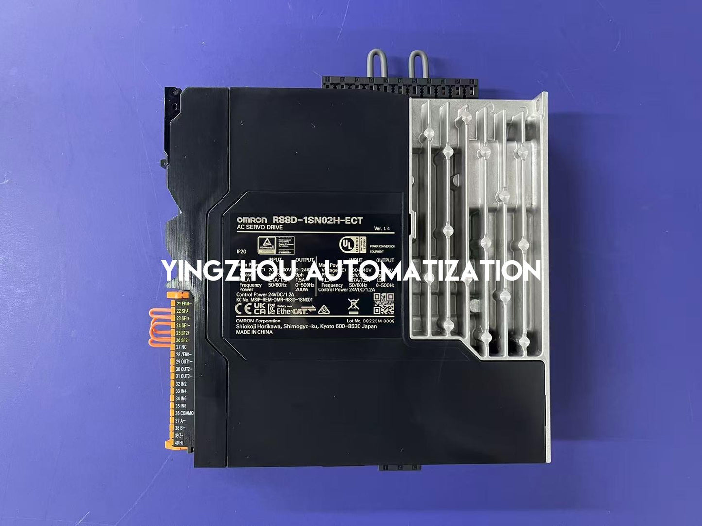 Omron R88D-1SN02H-ECT Servo Drive | 200W, EtherCAT, 1S Series, High-Precision Motion Control, Brand New Original-YingZhou Automatization