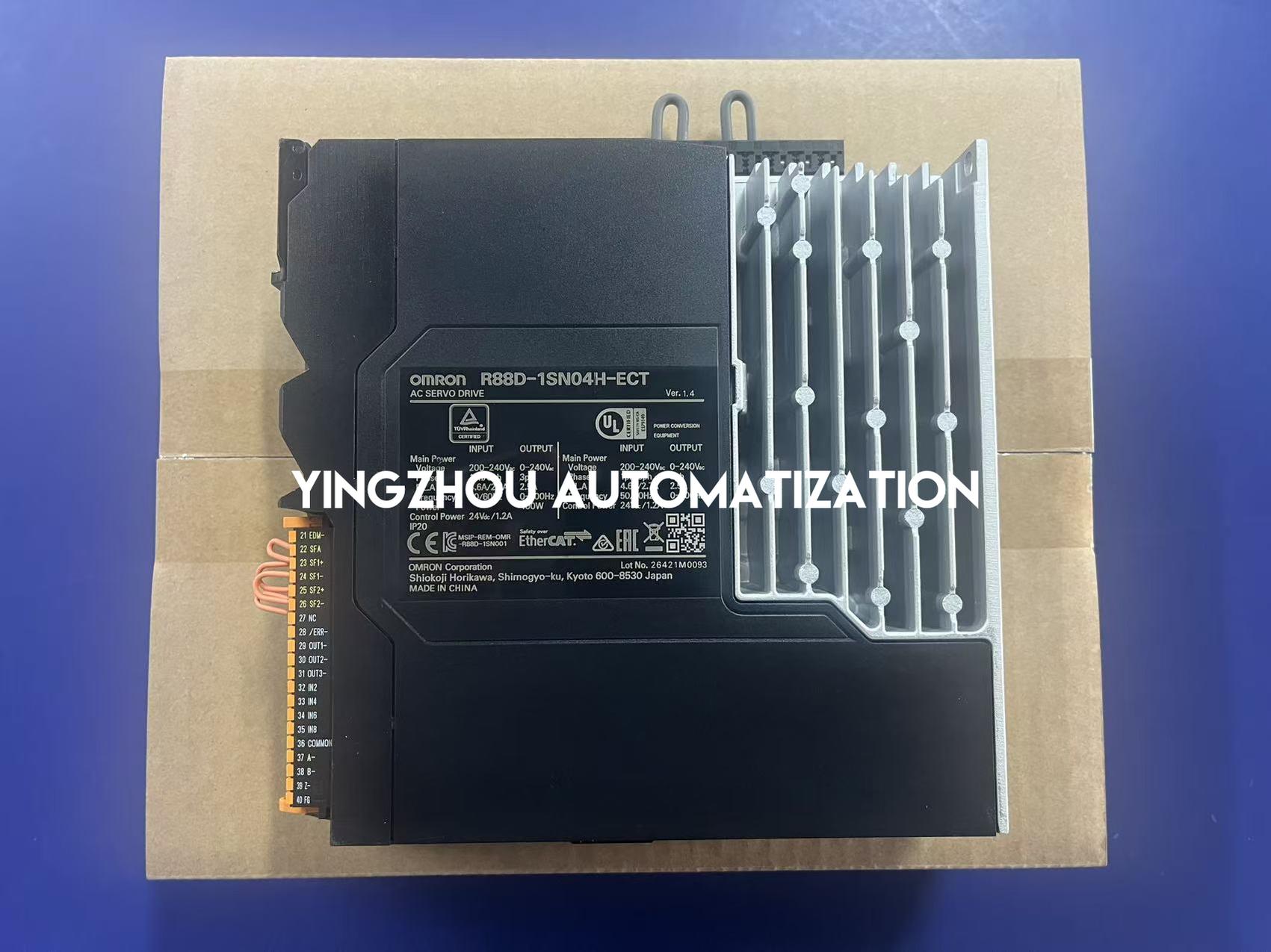 Omron R88D-1SN04H-ECT 1S Servo Drive | 400W 200V | EtherCAT | Brand New Original-YingZhou Automatization