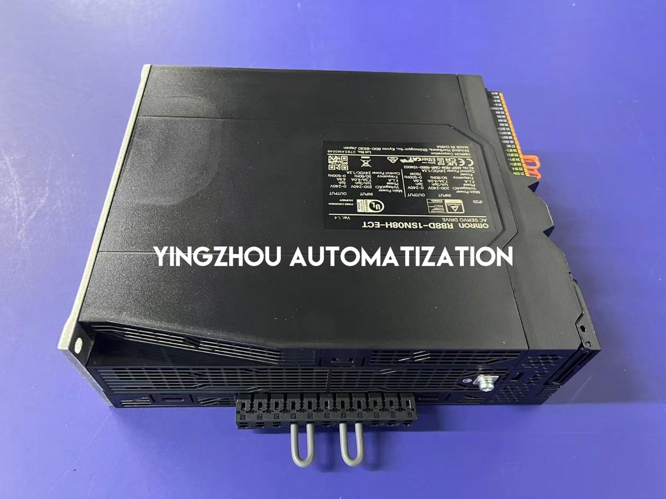 Omron R88D-1SN08H-ECT | 1S Series AC Servo Drive | 750W 0.75 kW | EtherCAT Communication Controller | Brand New Original-YingZhou Automatization