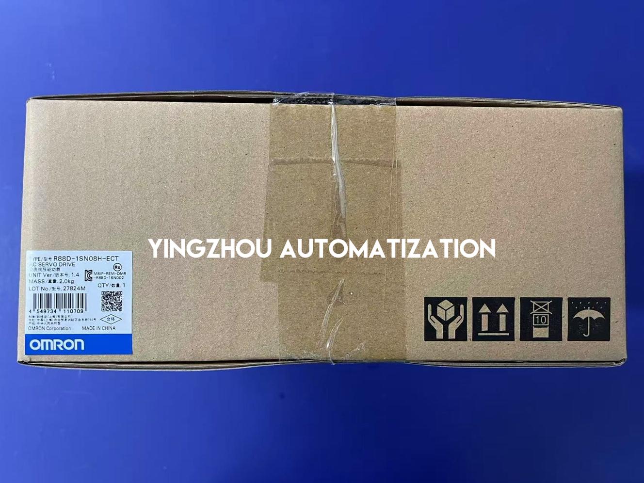 Omron R88D-1SN08H-ECT | 1S Series AC Servo Drive | 750W 0.75 kW | EtherCAT Communication Controller | Brand New Original-YingZhou Automatization