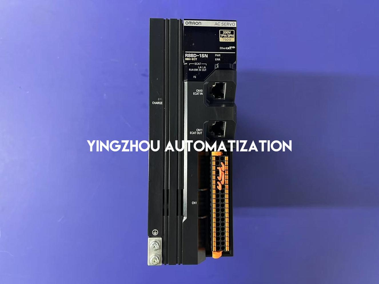 Omron R88D-1SN08H-ECT | 1S Series AC Servo Drive | 750W 0.75 kW | EtherCAT Communication Controller | Brand New Original-YingZhou Automatization