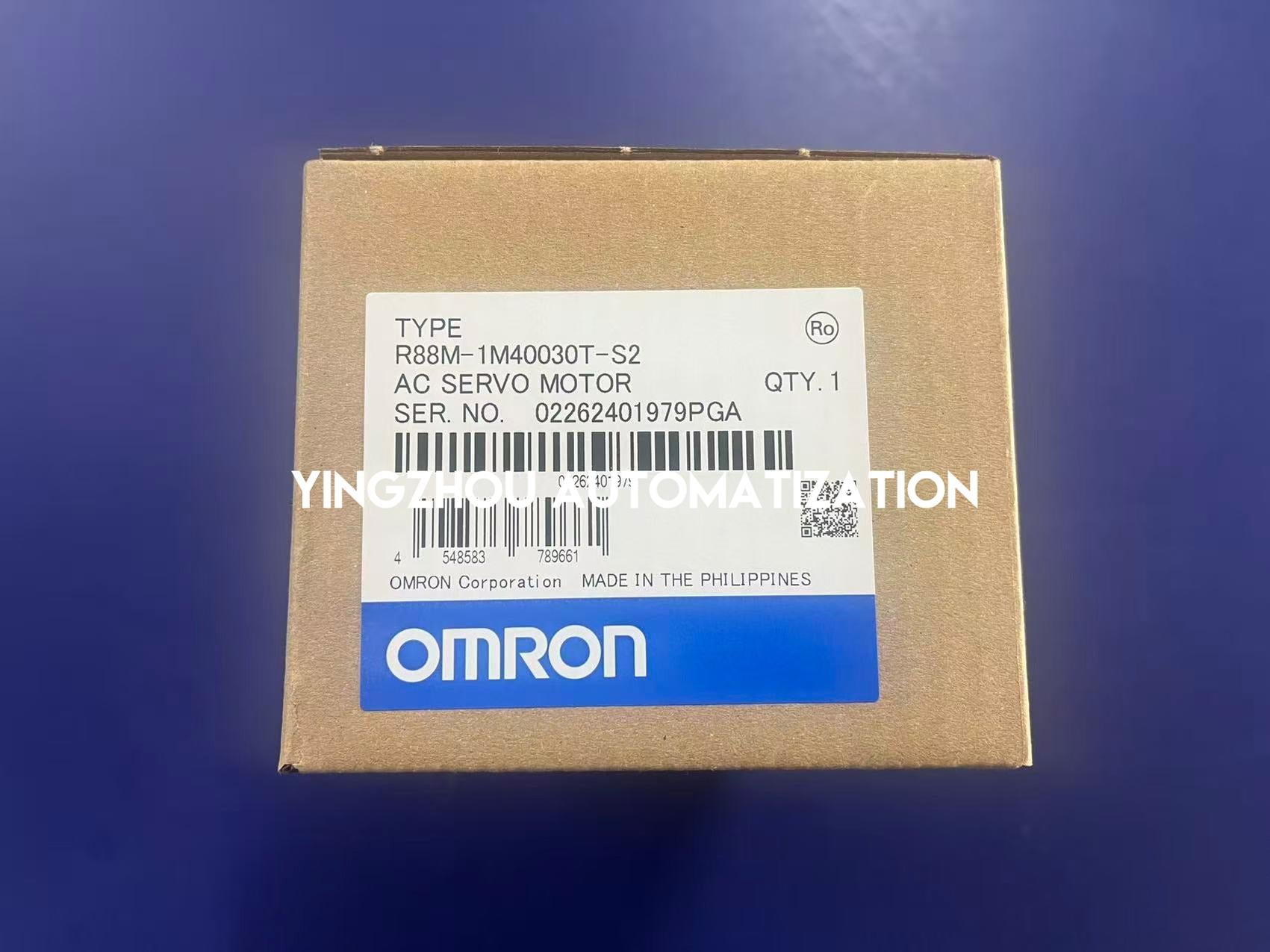 Omron R88M-1M40030T-S2 1S Servomotor | 400W 3000rpm | 200V | Brand New Original-YingZhou Automatization