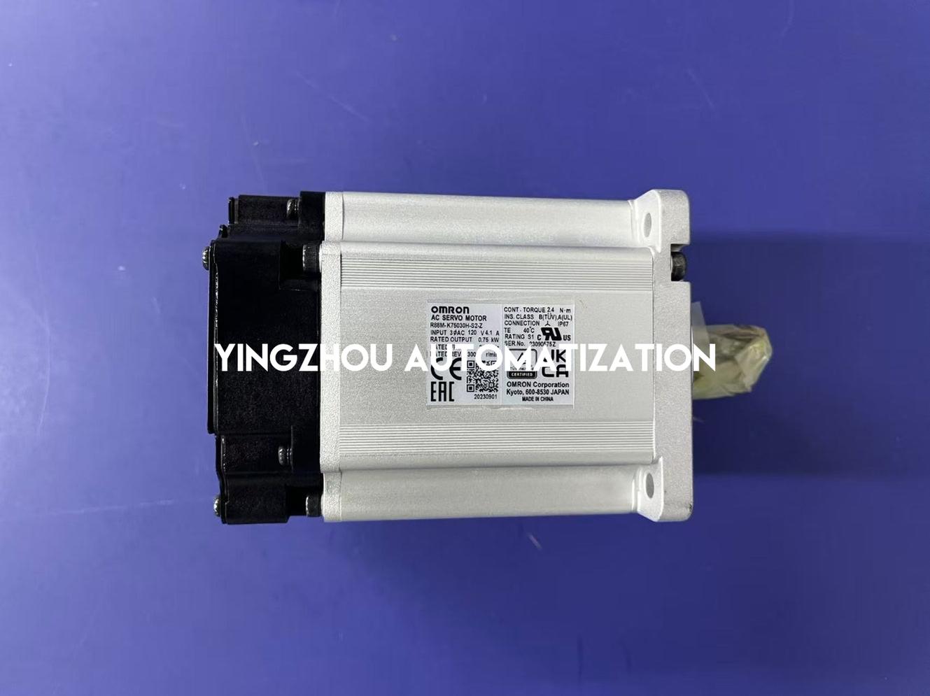 Omron R88M-K75030H-S2-Z G5 Series AC Servo Motor - 750W 200V | 3000 RPM With Keyway & Oil Seal | Brand New Original Sealed-YingZhou Automatization