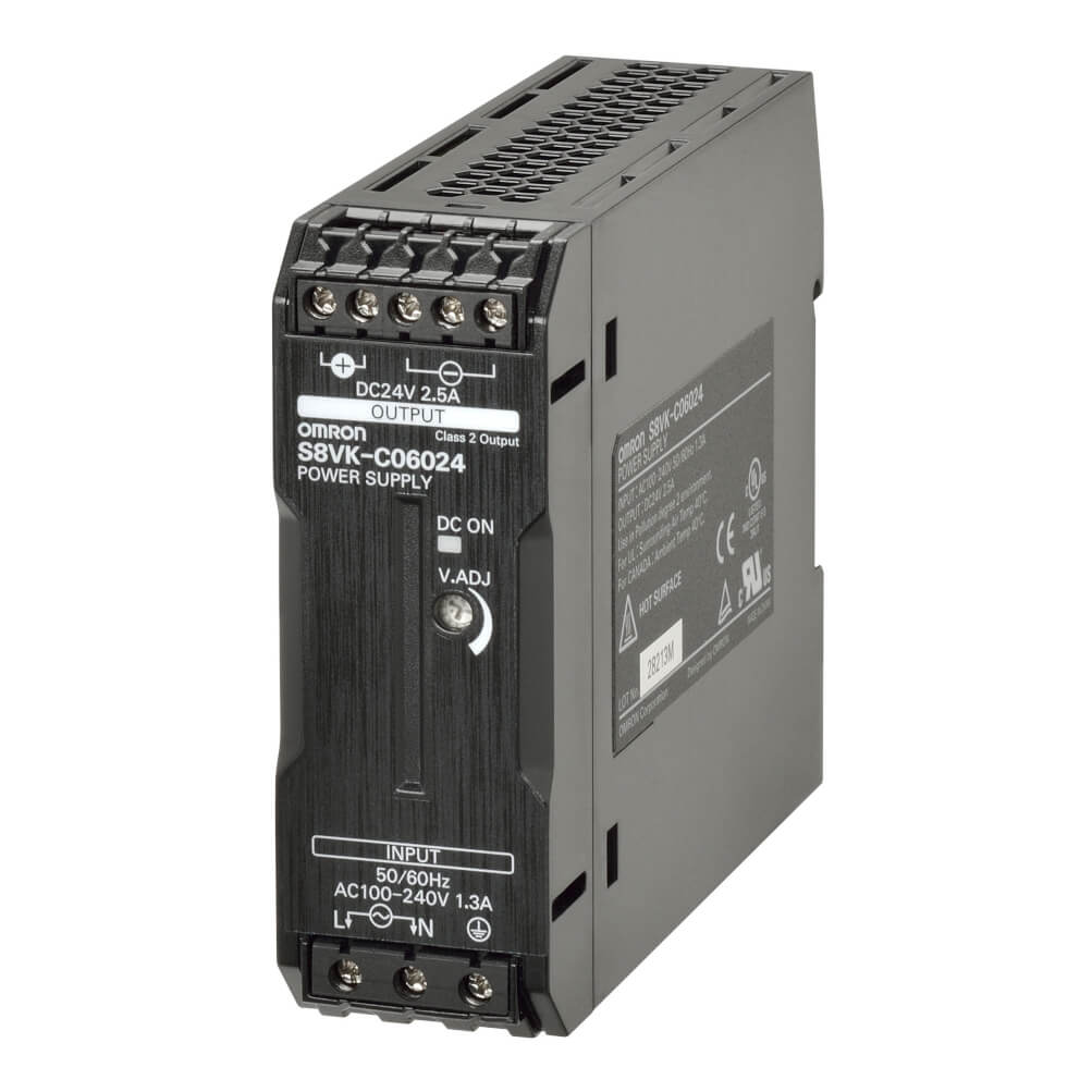 Omron S8VK-C06024 Industrial Power Supply | 60W, 24V DC, 2.5A Output-YingZhou Automatization