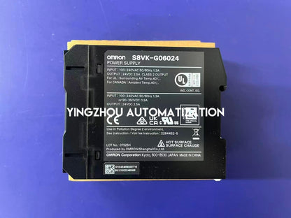 Omron S8VK-G06024 Power Supply | 60W, 24VDC, 1-Phase Input, Compact Industrial SMPS, High-Reliability, Brand New Original-YingZhou Automatization
