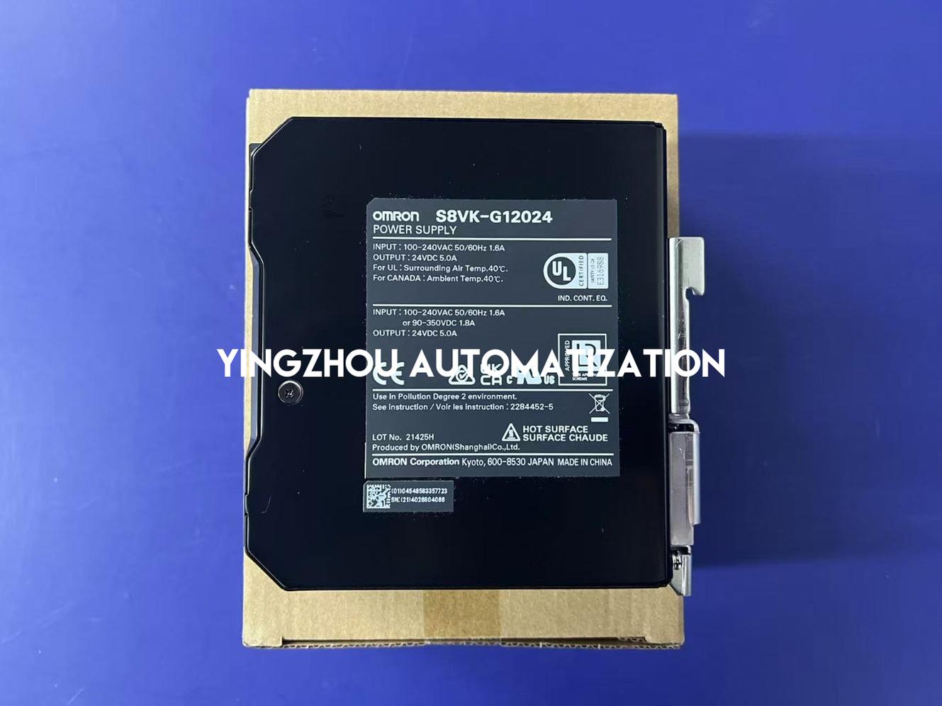 Omron S8VK-G12024 Switch-Mode Power Supply - 24V DC, 5A, 120W, DIN Rail Mount-YingZhou Automatization